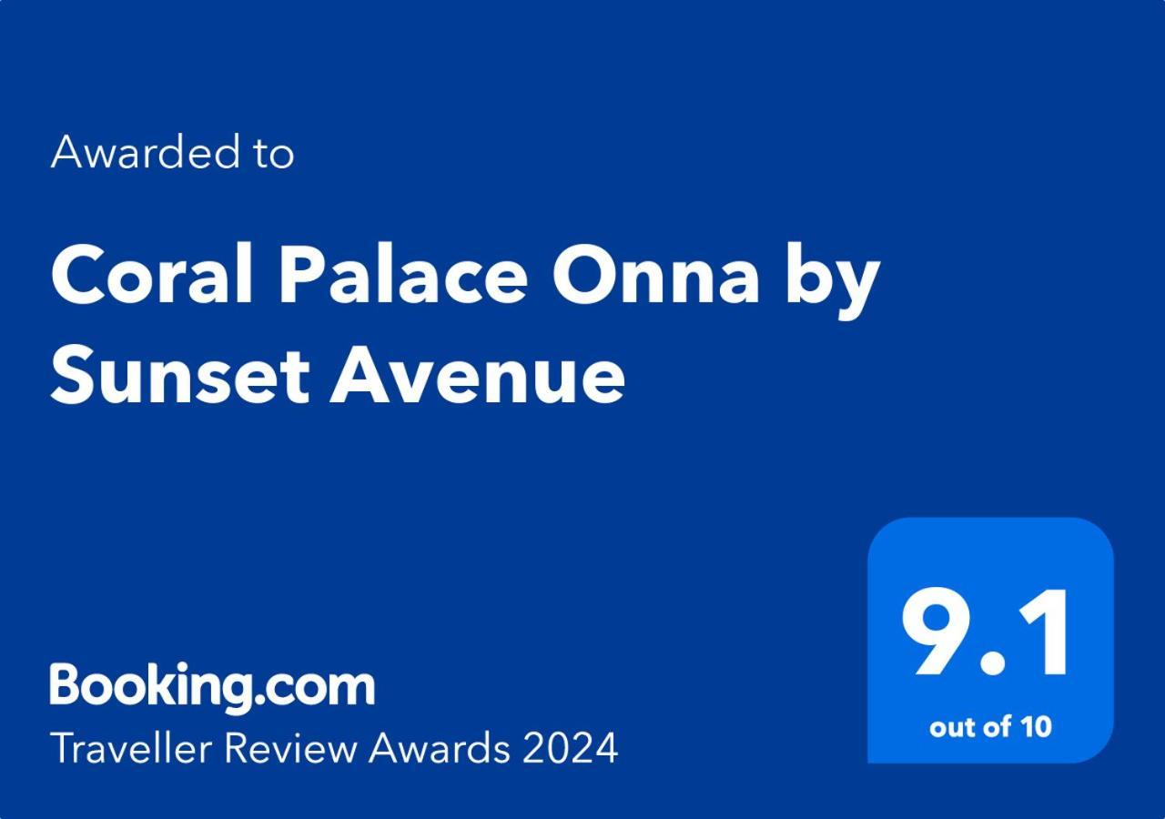 Coral Palace Onna By Sunset Avenue Esterno foto